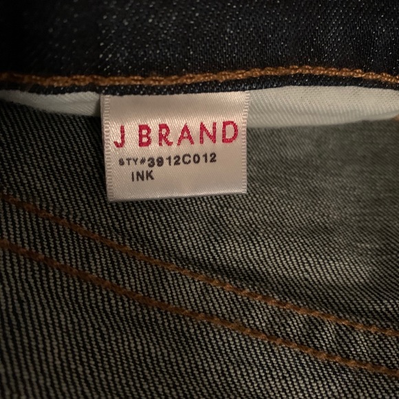 J Brand The Pencil Slim Stretch Dark Wash - Picture 12 of 15
